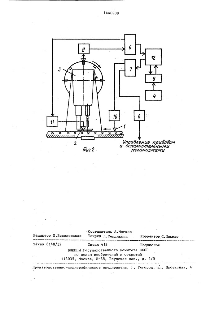 Способ прокладывания отделочных строчек на швейной машине с программным управлением (патент 1440988)