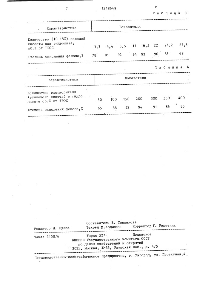 Способ получения катализатора для окисления органических соединений (патент 1248649)