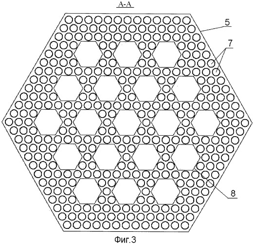 Бесчехловая тепловыделяющая сборка с гексагональной топливной решеткой водо-водяного энергетического реактора (варианты) (патент 2428756)