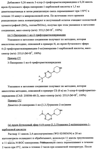 Производные 1-(2-аминобензол)пиперазина, используемые в качестве ингибиторов поглощения глицина и предназначенные для лечения психоза (патент 2354653)