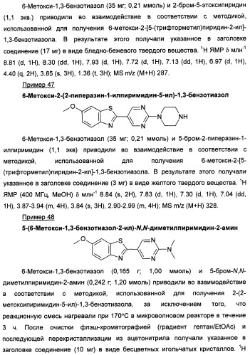 Новые гетероарил-замещенные бензотиазолы (патент 2448106)