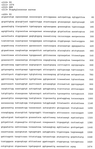 Иммуногенные композиции антигенов staphylococcus aureus (патент 2536981)