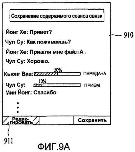 Терминал и способ осуществления сеанса связи с использованием в них услуги мгновенного обмена сообщениями (патент 2419251)