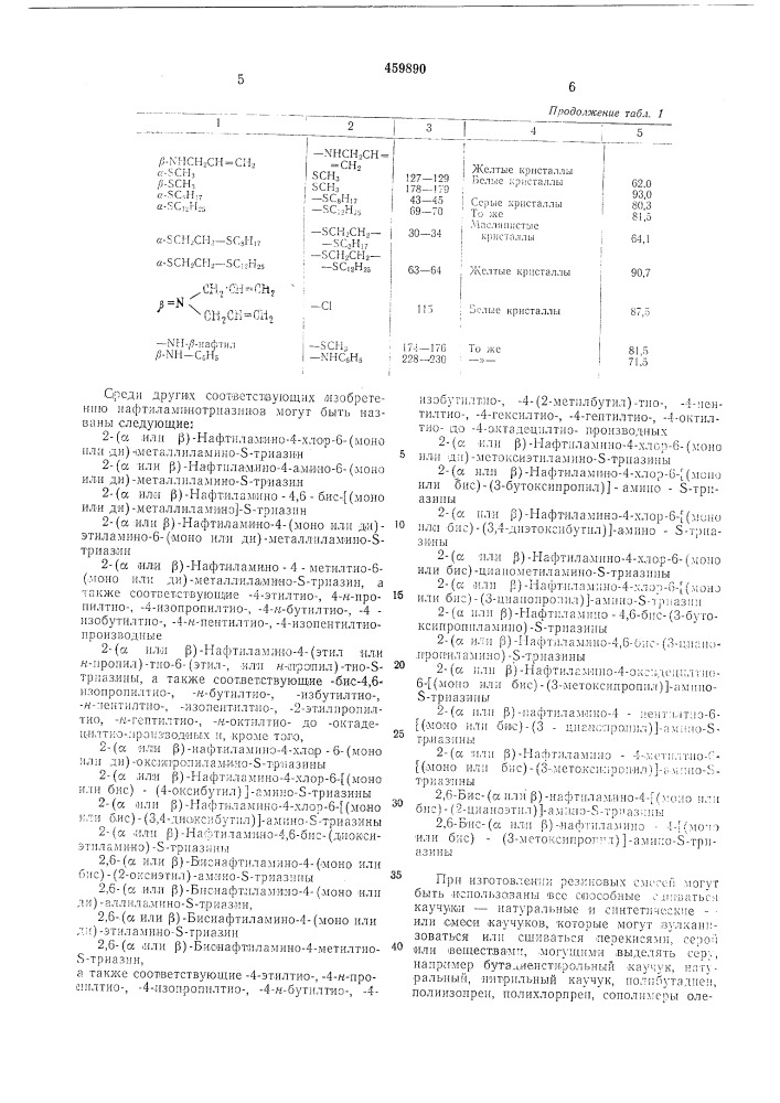 Вулканизуемая резиновая смесь (патент 459890)