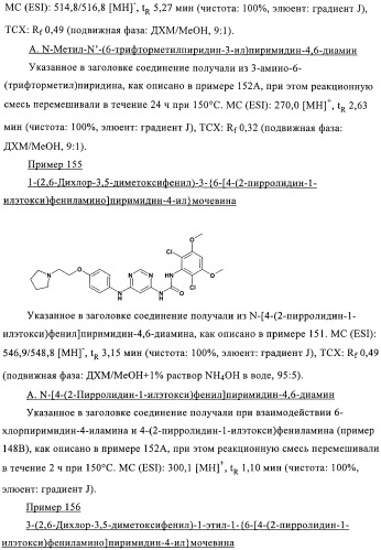 Производные пиримидиномочевины в качестве ингибиторов киназ (патент 2430093)
