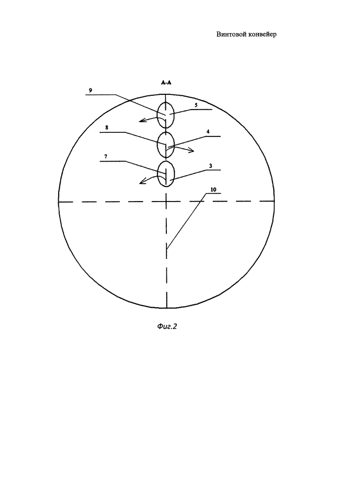 Винтовой конвейер (патент 2598026)