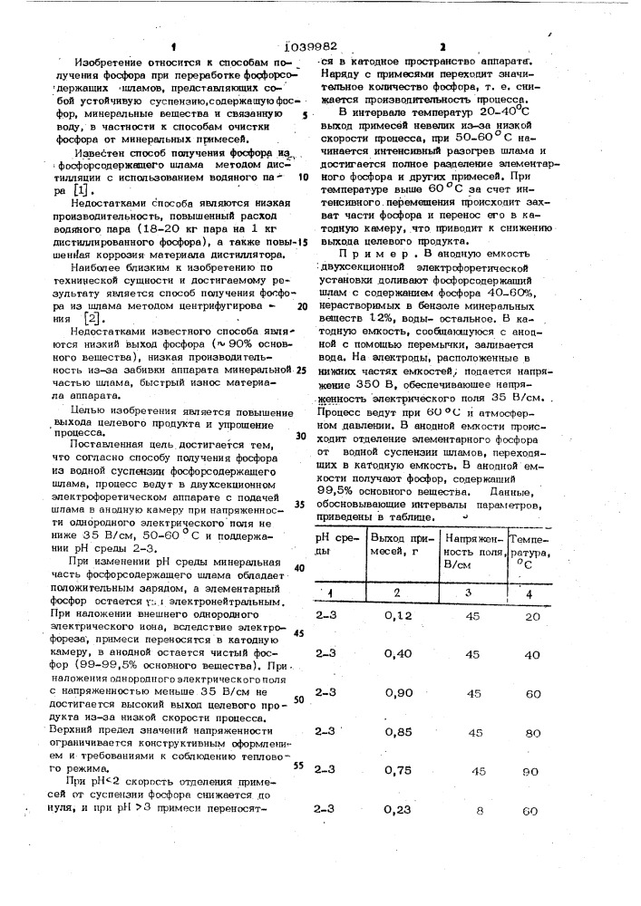 Способ получения фосфора (патент 1039982)