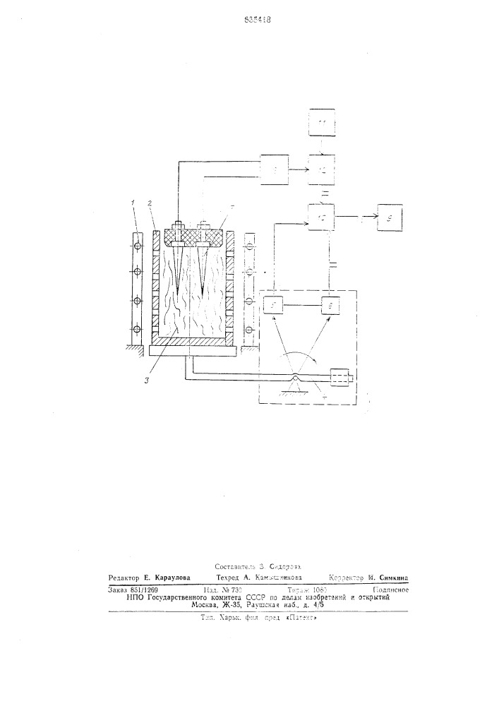 Устройство для измерения влажности сильноувлажненных материалов (патент 635418)