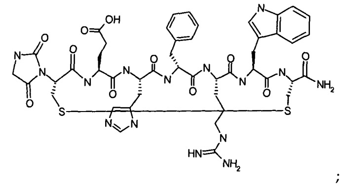 Лиганды меланокортиновых рецепторов, модифицированные гидантоином (патент 2450017)