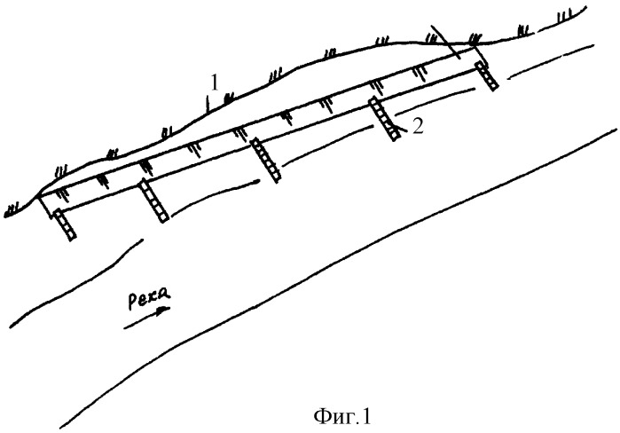 Гибкое берегозащитное соооружение (патент 2329352)