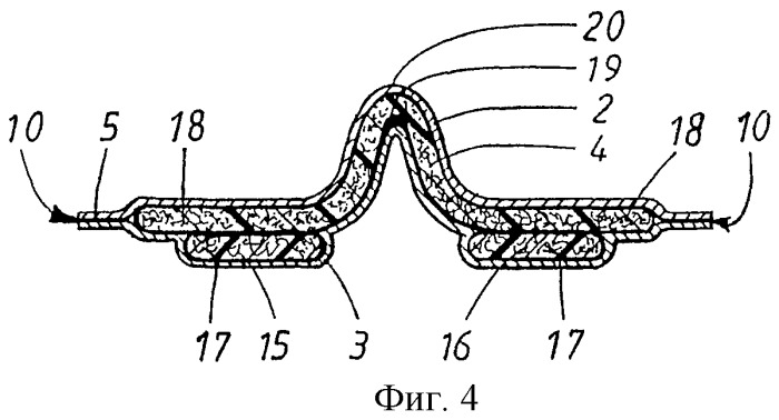 Абсорбирующее изделие, такое, как гигиеническая прокладка, подгузник, защитное средство для страдающих недержанием или прокладка в трусы (патент 2278649)