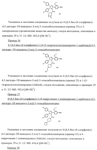 Цис-2,4,5-триарилимидазолины и их применение в качестве противораковых лекарственных средств (патент 2411238)