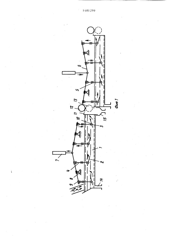 Устройство для жидкостной обработки текстильных волокон (патент 1481299)