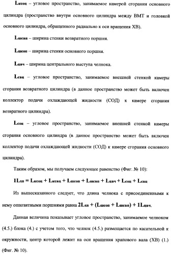 Поршневой двигатель внутреннего сгорания с храповым валом и челночным механизмом возврата основных поршней в исходное положение (пдвсхвчм) (патент 2369758)