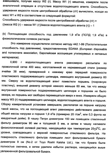 Водопоглощающий агент в виде частиц неправильной формы после измельчения (патент 2338754)