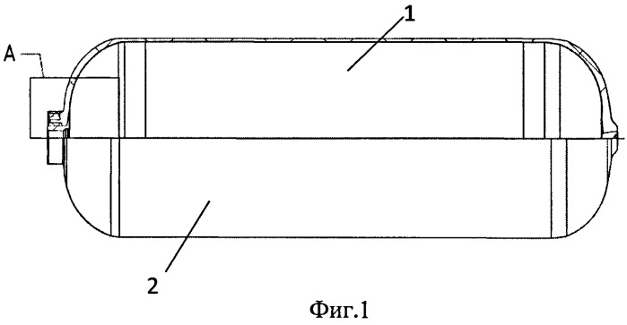 Металло-композитный баллон давления (патент 2439425)