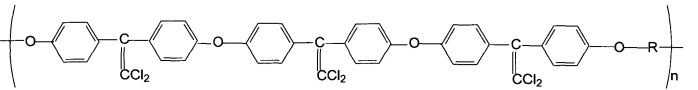 Хлорсодержащие ароматические полиэфиры (патент 2513742)