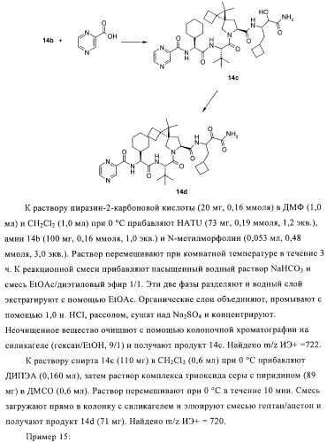 Ингибиторы hcv/вич и их применение (патент 2448976)