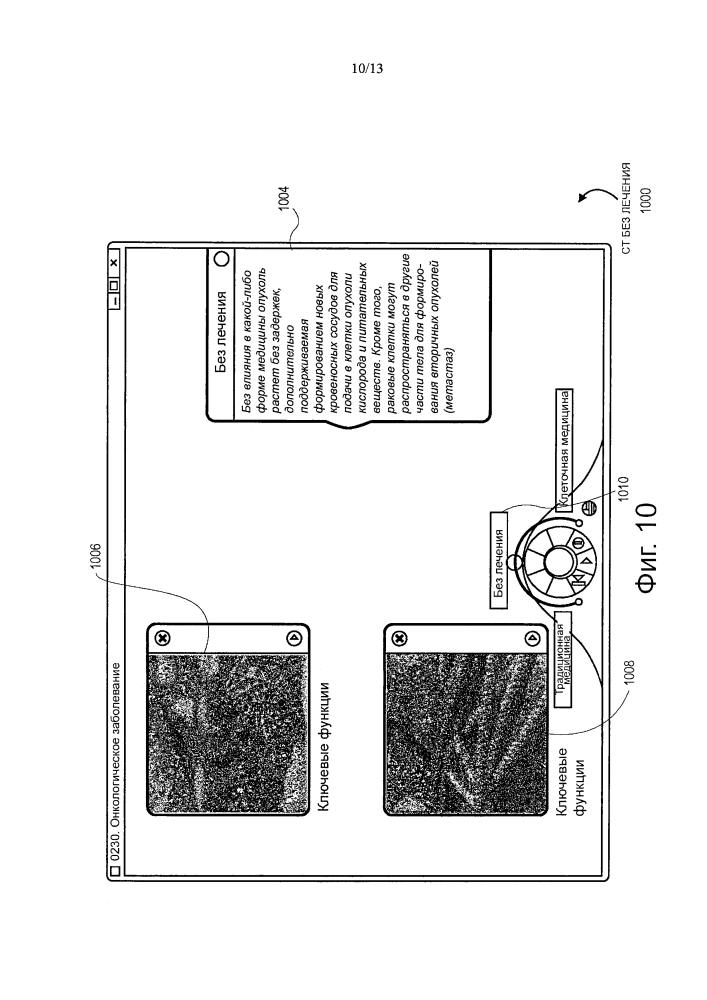Интегрированная интерактивная система и способ для визуализации физиологического состояния, заболевания, вариантов лечения человека и применения (патент 2654286)