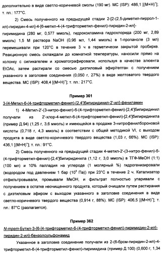 Производные пиридина и пиримидина в качестве антагонистов mglur2 (патент 2451673)