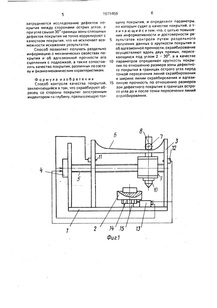 Способ контроля качества покрытий (патент 1679459)