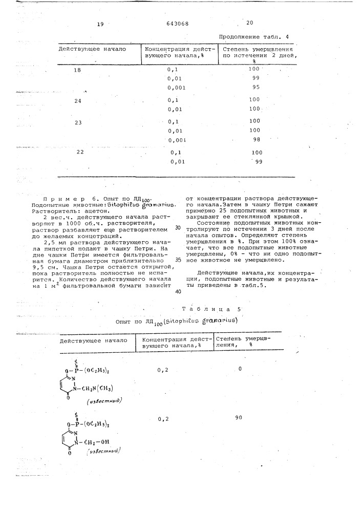 Способ борьбы с насекомыми и клещами (патент 643068)