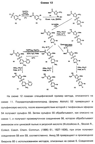 Производные тиофена и фармацевтическая композиция (варианты) (патент 2359967)