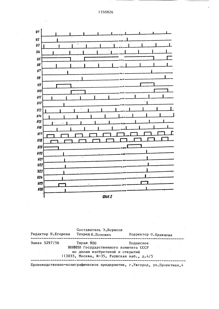 Цифровой нерекурсивный фильтр (патент 1350826)