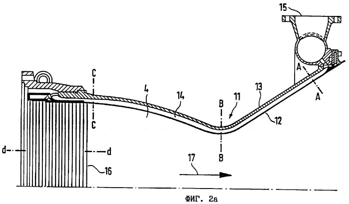 Камера сгорания с повышенным поглощением тепла системой охлаждения (патент 2273755)