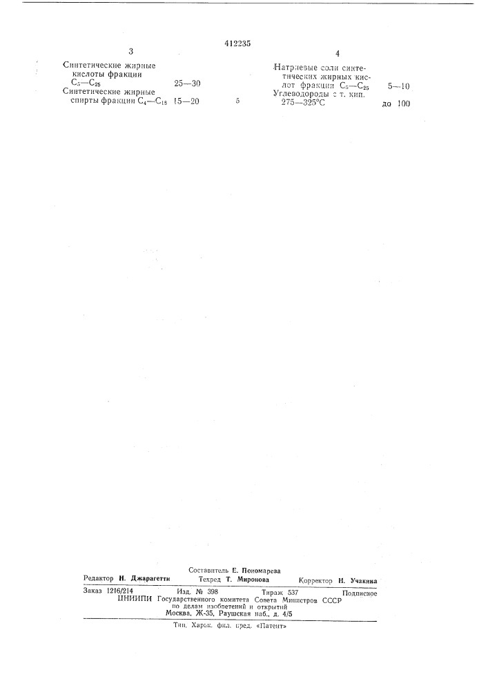 Смазка для холодной обработки металлов давлением (патент 412235)