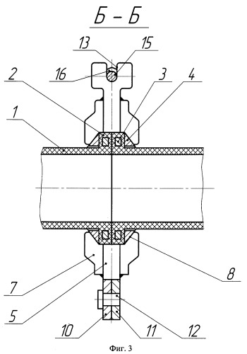 Быстроразъемное соединение гибких эластичных трубопроводов (патент 2516730)