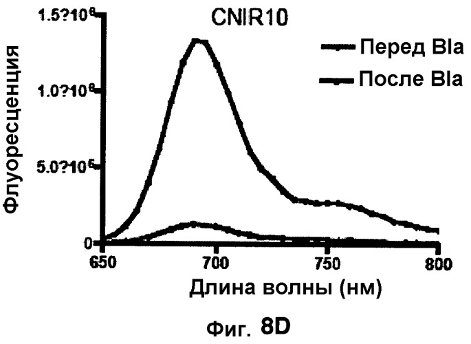 Применение бактериальной бета-лактамазы для диагностики in vitro и визуализации, диагностики и лечения in vivo (патент 2520661)