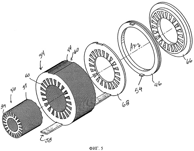 Электрический погружной насос(эпн) с двигателем, содержащим механически фиксируемые пластины статора (патент 2521957)