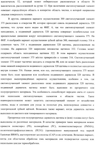 Электрическая зубная щетка, снабженная элементом с электрическим питанием (патент 2368349)