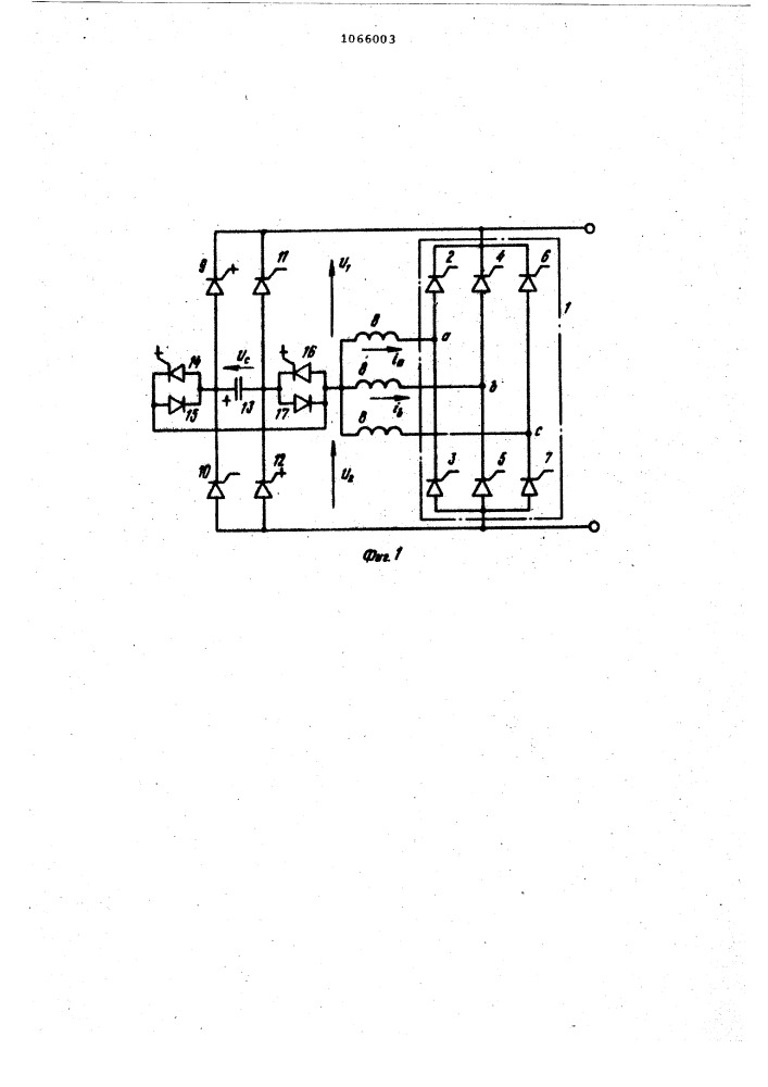 Управляемый преобразователь переменного напряжения в постоянное (патент 1066003)