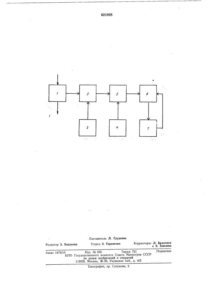 Устройство для регулирования плотности тока в гальванической ванне (патент 621808)