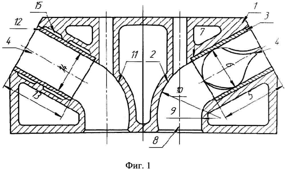 Двигатель внутреннего сгорания (патент 2667828)