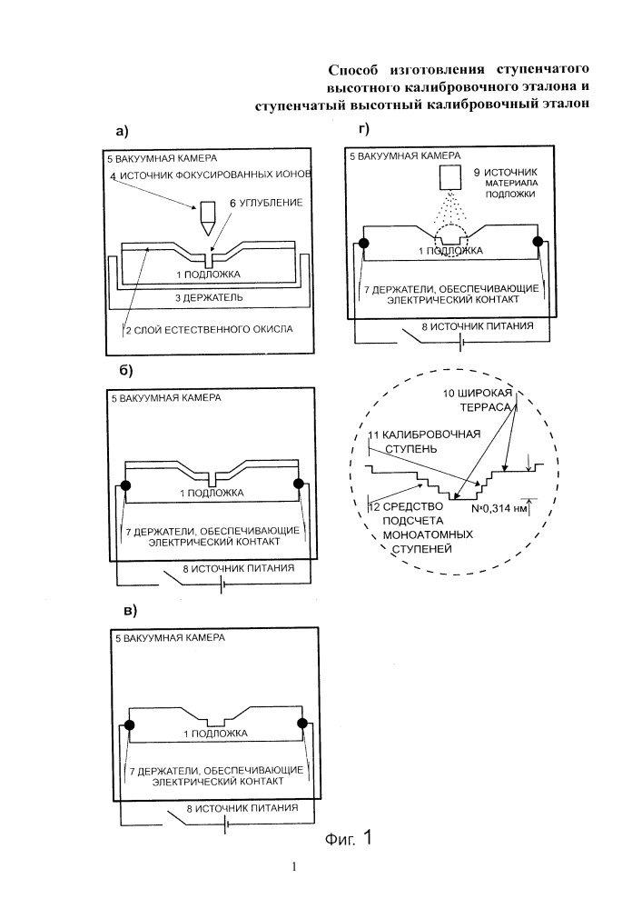 Способ изготовления ступенчатого высотного калибровочного эталона и ступенчатый высотный калибровочный эталон (патент 2649058)