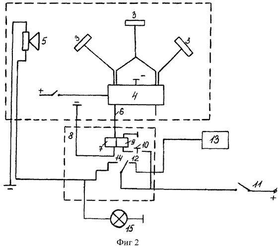 Устройство для управления механизмами двигателя при возникновении дремотных и просоночных состояний оператора мобильного средства (патент 2287440)