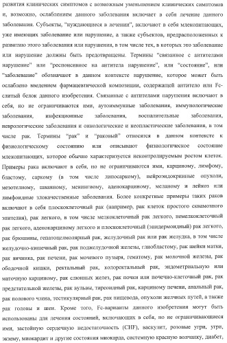 Антитело, содержащее fc-вариантную часть (варианты), фармацевтическая композиция, содержащая антитело, и способ лечения млекопитающего (патент 2390527)