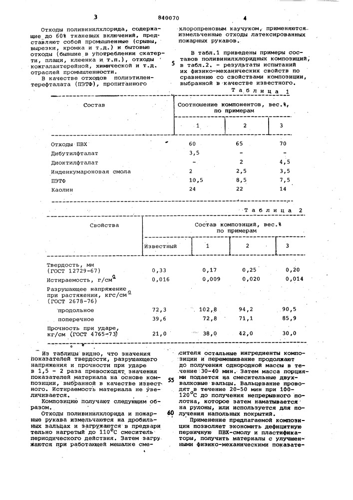 Полимерная композиция (патент 840070)