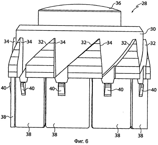 Крышка с расположенными под углом скошенными поверхностями на внутренней и внешней частях (патент 2501725)