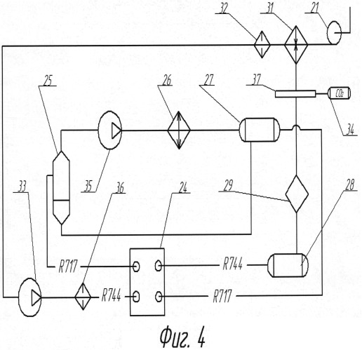 Аппарат для холодильной обработки продуктов с рециркуляцией диоксида углерода (патент 2526653)