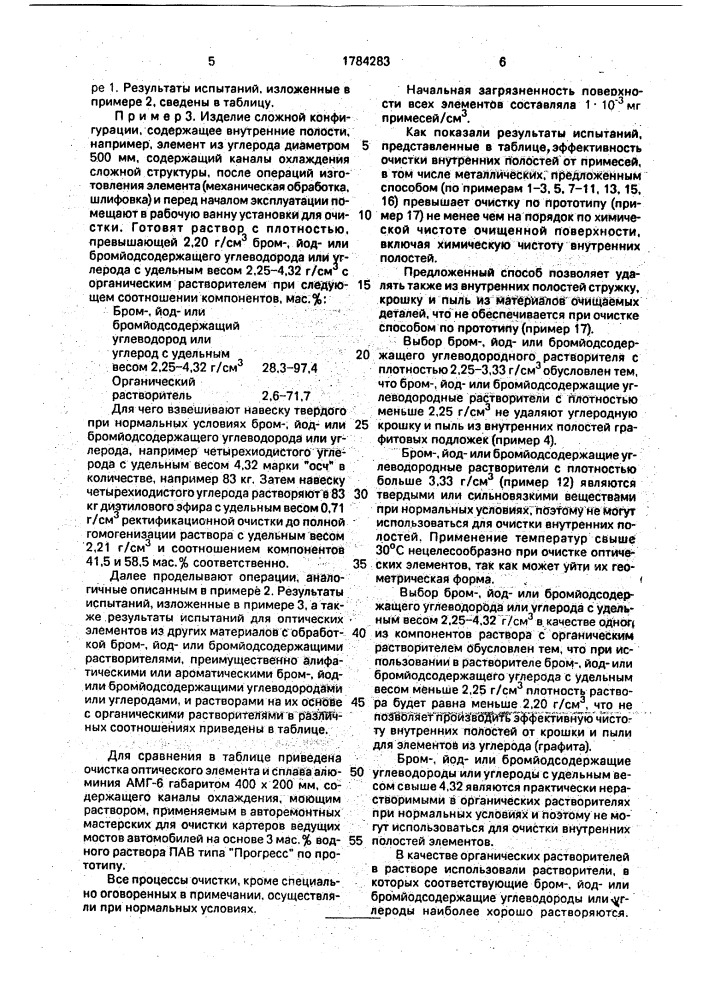 Способ очистки сквозных внутренних полостей изделий сложной конфигурации (патент 1784283)