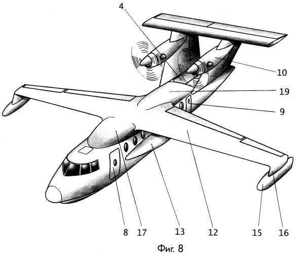 Многоцелевой самолет-амфибия (мса) (патент 2252175)