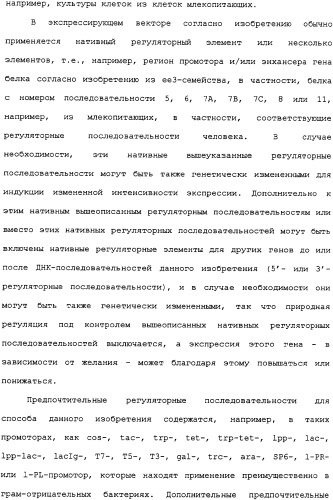 Ее3-семейство белков и соответствующие днк-последовательности (патент 2333918)