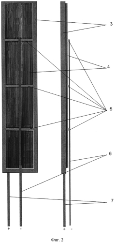 Объемный фотоэлектрический модуль большой мощности (патент 2576348)