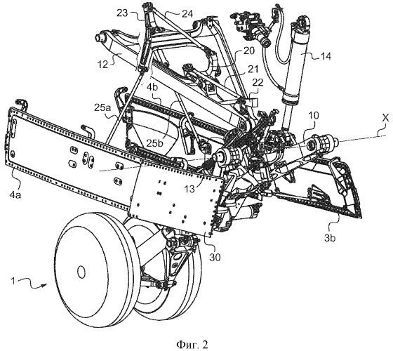 Устройство управления створками, закрывающими отсек шасси летательного аппарата (патент 2527604)