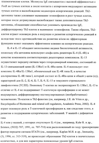 Человеческие моноклональные антитела к человеческому интерлейкину-4 (hil-4) (патент 2382049)