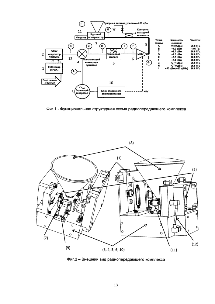 Компактный высокоскоростной радиопередающий комплекс космического аппарата (патент 2630845)